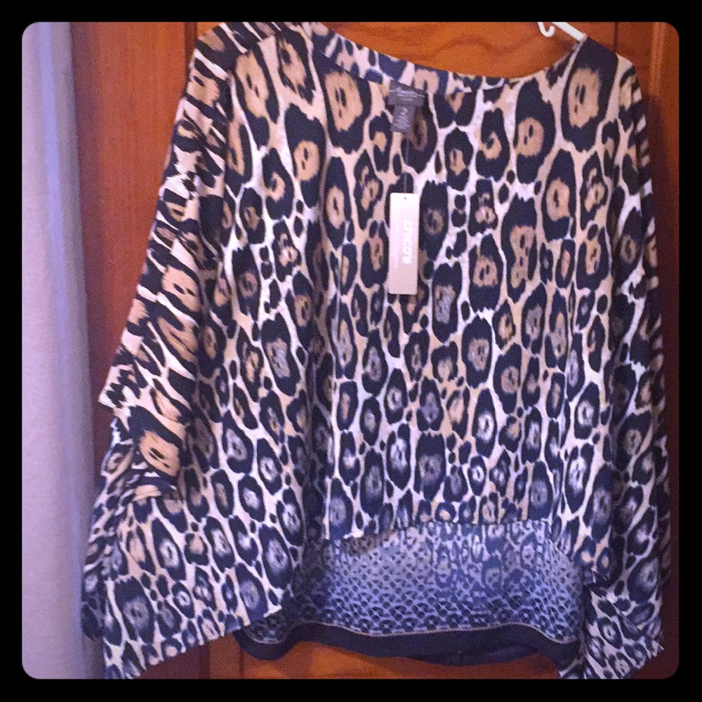 Chico’s NWT ombré layered top
